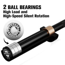 Load image into Gallery viewer, RitFit Barbell Weight Set - 4/6FT Olympic Barbell with Weight Plates (55-115LB Total) - Hip Thrusts 4FT Black Bar with 55LB Plates