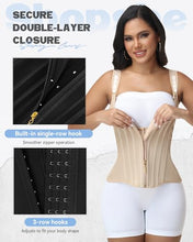 Load image into Gallery viewer, SHAPSHE Waist Trainer for Women Tummy Control Workout Waist Cincher Corset -Tan Medium