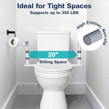 Load image into Gallery viewer, HolyHeal Toilet Safety Rails for Seniors, Height Adjustable Toilet Safety Frame Grab Bars, 500lb Toilet Support Rails Easy Installation & No Wobble, Toilet Assistance Handles for Elderly and Disabled