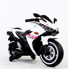 Load image into Gallery viewer, Children's Electric Motorcycle - 12V Electric Motorcycle, Manual Throttle, LED Wheel hub, Music Function,