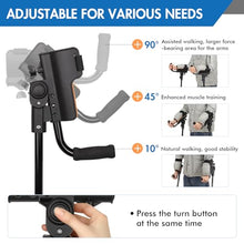 Load image into Gallery viewer, 3-Angle Adjustable Forearm Crutches for Adults - Ergonomic Non-Slip Handles with EVA Elbow Support