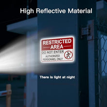 Load image into Gallery viewer, Do Not Enter Signs, 2 Pack Restricted Area Authorized Personnel Only Sign