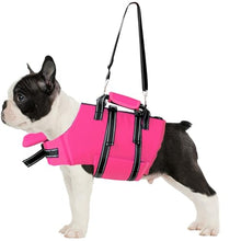 Load image into Gallery viewer, Fragralley Dog Life Jacket with Self-Locking Zipper, High-Buoyancy Ripstop Dog Swimming Vest, Floating Vest with Rescue Handle for Swimming and Boating, PFD Available for Small, Medium, and Large Dogs