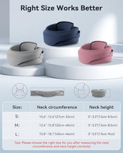 Load image into Gallery viewer, Qwnccet Heated Neck Brace Cervical Collar - Neck Support Brace with Heating Pad, Soft Foam Wraps Keep Vertebrae Stable and Aligned for Relief of Cervical Spine Pressure for Women & Men Gray (L Size)