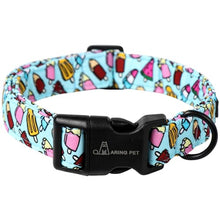 Load image into Gallery viewer, ARING PET Summer Dog Collar, Cute Blue Ice Cream Doggy Collars for Puppy Small Medium Large Boy Girl Dogs Pet, for Daily Photos Outdoor Beach Walking Picnic, M