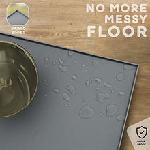 Load image into Gallery viewer, Dog Food Mat - 28x18 Raised Edges Dogs Mat for Food and Water Prevent Spill, Waterproof Cat Food Mats Protect Floors, Easy Clean Dog Bowl Mats for Food and Water, Silicone Pet Feeding Placemats