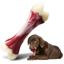 Load image into Gallery viewer, Pasking Dog Chew Toys for Aggressive Chewers - Bacon Flavor Indestructible Nylon Dog Bone Toys Tough Teething & Calming Interactive Toys for Large Medium Breeds(10lbs-70lbs) Birthday Gift Christmas