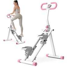 Load image into Gallery viewer, Stair Stepper for Home-Upgrade Vertical Climber Workout Machine for Full-Body Exercise -Pink
