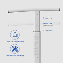 Load image into Gallery viewer, Onpickly Toilet Safety Rails for Seniors, 350lbs Heavy Duty Toilet Safety Frame & Grab Bars, Triple Stability with 2 Suction Cups & Rear Bar, Adjustable Height & Width Toilet Rail