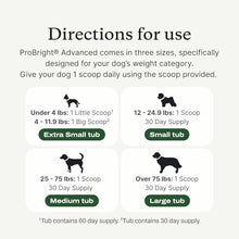 Load image into Gallery viewer, PetLab Co. ProBright Advanced Dental Powder - Dog Breath Freshener - Teeth Cleaning Made Easy – Targets Tartar & Bad Breath - Packaging May Vary - Formulated for Large Dogs