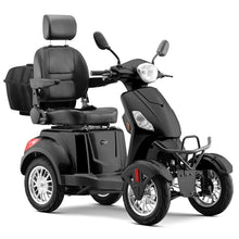 Load image into Gallery viewer, Super Large Electric 4 Wheel Mobility Scooters, Heavy Duty 800W Wheelchair Device, 25 Miles Long Range, All Terrain Mobility Scooter,Speed Adjust, Remote Key,Receive Ready to Ride (Black)