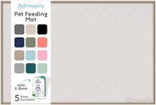Load image into Gallery viewer, Dog Food Mat - 24x15 Raised Edges Dogs Mat for Food and Water Prevent Spill, Waterproof Cat Food Mats Protect Floors, Easy Clean Dog Bowl Mats for Food and Water, Silicone Pet Feeding Placemats Mist