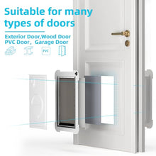 Load image into Gallery viewer, 3-Flap Never Rust Extra Large Dog Door for Doors with Sliding Lock Panel