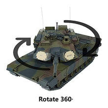 Load image into Gallery viewer, Heng Long Modified Edition 1/16 2.4ghz Remote Control US M1A2 Abrams Tank Camouflage Color(360-Degree Rotating Turret)