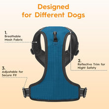 Load image into Gallery viewer, No Pull Dog Harness, No-Choke Soft Padded Reflective Dog Vest Harness with Front Clip & Top Handle, 2 Quick-Release Buckles, Adjustable for Small Medium Large Dogs