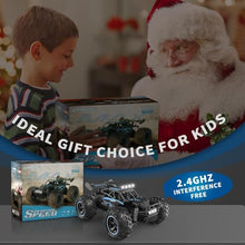Load image into Gallery viewer, Remote Control Car & RC Cars, 2.4GHz 25KM/H High Speed RC Car, 1:18 Off-Road Monster Truck