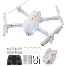 Load image into Gallery viewer, Mini Drone for Kids,Drones with Camera for Adults,Kids Drone with Gesture Control, One Key Start/Land, 3D Flips, Waypoints Fly, Headless Mode, 1080P HD FPV Foldable RC Quadcopter Toys Gifts for Boys
