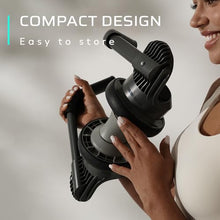 Load image into Gallery viewer, BERTER Fitness Ab Roller Wheel with Elbow Support Abdominal Trainer Roller Workout Equipment for Core Strength Grey