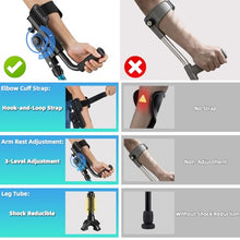 Load image into Gallery viewer, FUSHIDE Forearm Crutches for Adults, 3-Angle Adjustable Arm Crutches for Walking, Ergonomic Crutches for Men or Women, Disabled(1Pair)