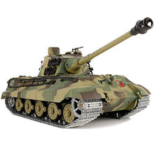 Load image into Gallery viewer, Modified Edition 1/16 2.4ghz Remote Control German King Tiger Henschel Tank Model(360-Degree Rotating Turret)