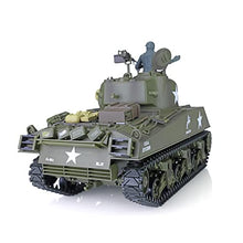 Load image into Gallery viewer, Heng Long US in Stock, RC Tank 2.4G 1/16 Scale 7.0 Plastic Version M4A3 Sherman Smoking Unit Battle Tank
