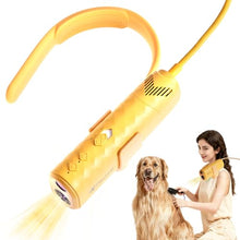 Load image into Gallery viewer, Dog Dryer for Pet Grooming,Pet Neck-Hanging Hair Dryer,Alternating Hot and Cold Airflow.Handheld & Hands-Free.Low-Noise, Ultra-Lightweight.High Wind Speeds.Adjustable Heat & Speed