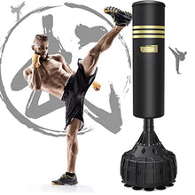 Load image into Gallery viewer, Dripex Freestanding Punching Bag with Stand, Heavy Boxing Bag with 19 Suction Cups Base - Stable Pedestal Punching Bag for Adult Youth MMA Boxing Training Home Workout