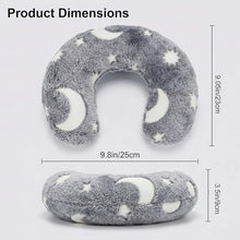 Load image into Gallery viewer, Dog Calming Pillow, Glow in The Dark Dog Neck Pillow for Better Sleep, Reduces Anxiety Pillow Pet, Soft Washable Cats Dogs Bed Pillow Gift (U-Shaped, Medium)