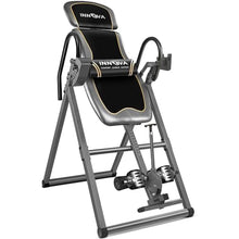 Load image into Gallery viewer, Innova Health and Fitness Inversion Table with Adjustable Headrest, Reversible Ankle Holders, and 300 lb Weight Capacity - Premium