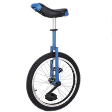 Load image into Gallery viewer, Adults Unicycle, Steel Rim Unicycle Bike Adjustable Height Training Balance Bike One Wheel Bike Cycling Unicycle, Balance Cycling Exercise (20")