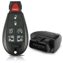 Load image into Gallery viewer, Keyless Entry Remote Key Fob Kit for Dodge Grand Caravan Chrysler Town and Country 2008 2009 2010 2011 2012 2014 2014 2015 2016, 7bottons, FCC ID: M3N5WY783X, IYZ-C01C, Smart Key Fob Replacement
