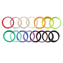 Load image into Gallery viewer, DO3D 15 Colors 3D Pen ABS Filament Refill, Each Color 3.5Meters, Total 52.5m 3D Pen / 3D Printer ABS Refills Sample Pack, Support for MYNT3D / SCRIB3D Printing Pen and 3D Printer Well
