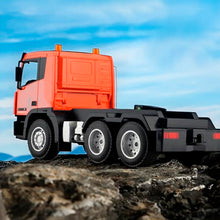 Load image into Gallery viewer, Ailejia RC Semi Truck Toy & RC Excavator Toy Set, Flattrailer Heavy Duty Trailer Tractor Truck