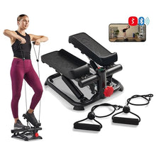 Load image into Gallery viewer, Sunny Health & Fitness Total Body Smart 2-in-1 Stepper Machine, Non-Slip Pedals with Smart SunnyFit App - SF-S0978Smart