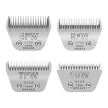 Load image into Gallery viewer, DODAER 4 Pack Dog Grooming Blades-Compatible with Most Andis,Oster A5,Wahl km10 Clippers
