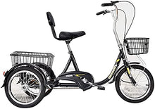 Load image into Gallery viewer, Adult Tricycle - 3 Wheel Bikes for Adults Shopping 16 Inch Adult Tricycle 3 Wheel Bike with Large Basket Seniors Trike