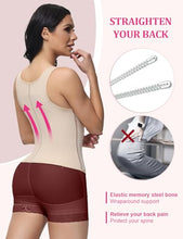 Load image into Gallery viewer, SHAPSHE Waist Trainer for Women, Tummy Control Sports Girdle, Tan-classic - XXL