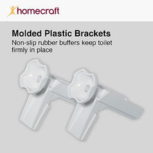 Load image into Gallery viewer, Homecraft Savanah Raised Toilet Seat, 2" High Elevated Toilet Seat Locks Onto Standard Toilets, Portable Assistance Commode Seat with Sturdy Brackets, Medical Aid for Elderly, Disabled, Limited Mobility