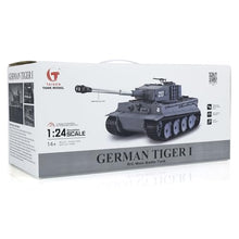 Load image into Gallery viewer, TOUCAN RC HOBBY 1/24 RC Battle Tank Tiger I Remote Control Military Tanks Infrared Combat Adult Toys for Adult Mini RC Tiger I