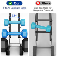 Load image into Gallery viewer, 4-Tier Dumbbell Rack Stand for Home Gym: Rack Only Holder for Dumbbells