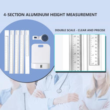Load image into Gallery viewer, JJFFTAO Aluminum Alloy Height Measurement 5-Section Portable Height Measure 8-82 inch/20-210 cm/Unit with cm & inch for Offices, Gyms, School and Physical examinations