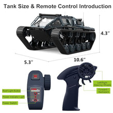 Load image into Gallery viewer, 2.4G Fully Proportional Remote Control Tank - Rock Crawler RC Truck 4x4 Off Road Military Vehicle