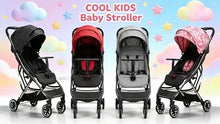Load image into Gallery viewer, Cool Kids Superb Lightweight Travel Stroller, Auto Fold Buggy Fold Buggy Gray