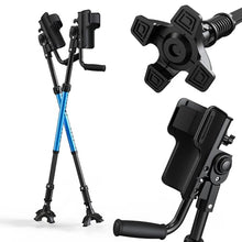 Load image into Gallery viewer, FUSHIDE Forearm Crutches for Adults, 3-Angle Adjustable Arm Crutches for Walking, Ergonomic Crutches for Men or Women, Disabled(1Pair)