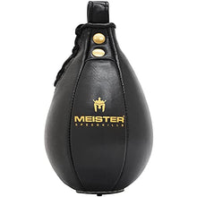 Load image into Gallery viewer, Meister SpeedKills Leather Speed Bag w/Lightweight Latex Bladder - Black - Small (7.5" x 5") (19 cm x 12.7 cm)