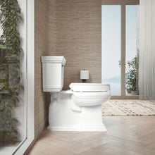 Load image into Gallery viewer, Contoured Seat with Grip-Tight Bumpers, Quick-Attach Hardware, No Slam Toilet Seat, White
