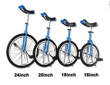 Load image into Gallery viewer, Single Wheel Unicycles Freestyle Unicycles, 24" Wheel Leakproof Tire Wheel Cycling One Wheel Bike for Teenagers Adults Outdoor Sports Fitness Exercise(24")