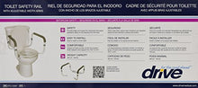 Load image into Gallery viewer, Drive Medical RTL12087 Bathroom Grab Bar for Toilets, White