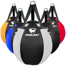 Load image into Gallery viewer, PROLAST Wrecking Ball Heavy Punching Bag for Adults, Hook and Uppercut, Body Snatcher, Boxing, MMA, Muay Thai Training Equipment, Filled, 65 lbs, Rhino White