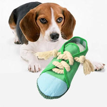 Load image into Gallery viewer, Dog Chew Toys,Creative Shoes Shape Squeaky Toy, Durable and Safe Dog Playing Toy Funny Shoes Sound Toy for Small and Medium Pets, Dog Toys to Keep Them Busy(Green)